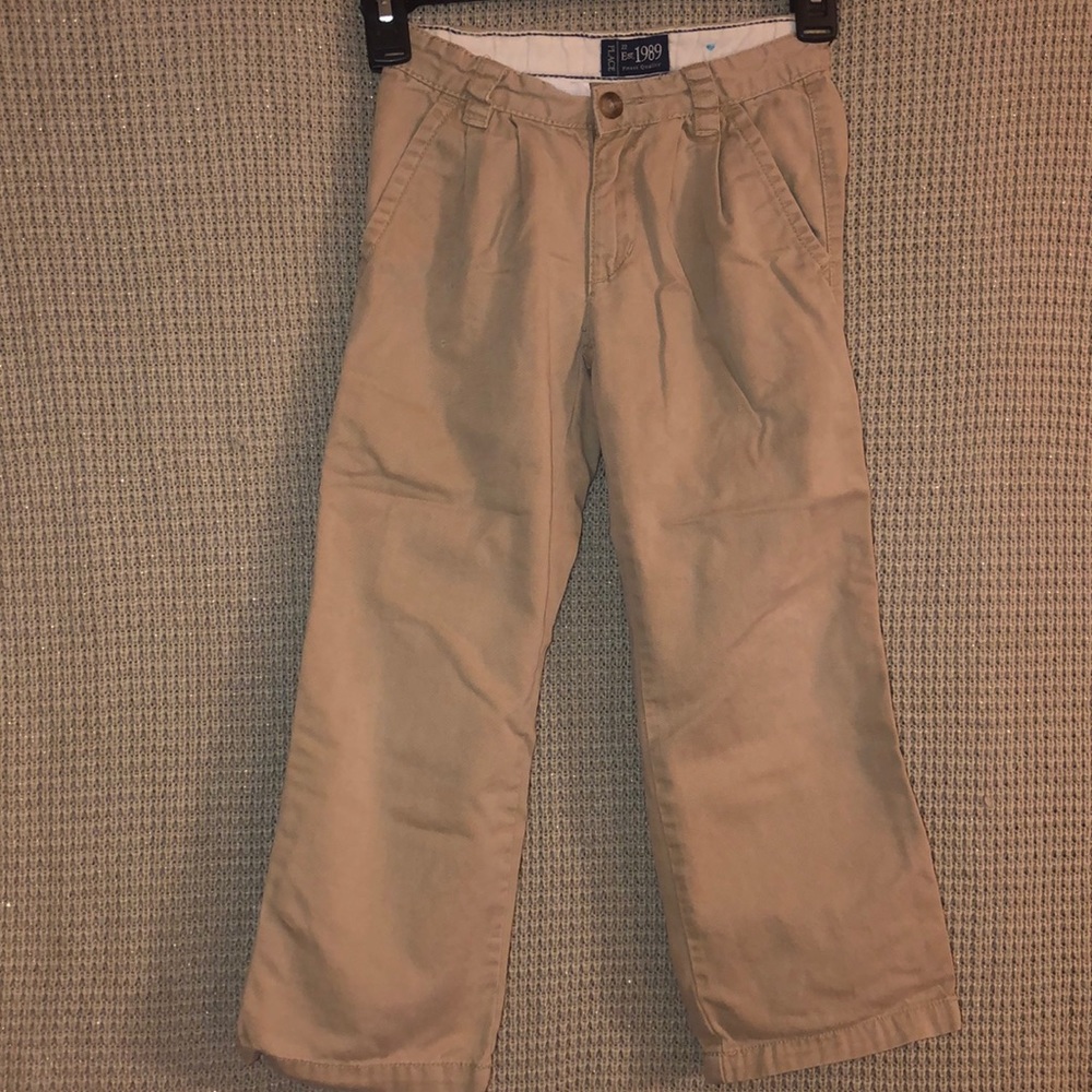 Tan pleated Khakis